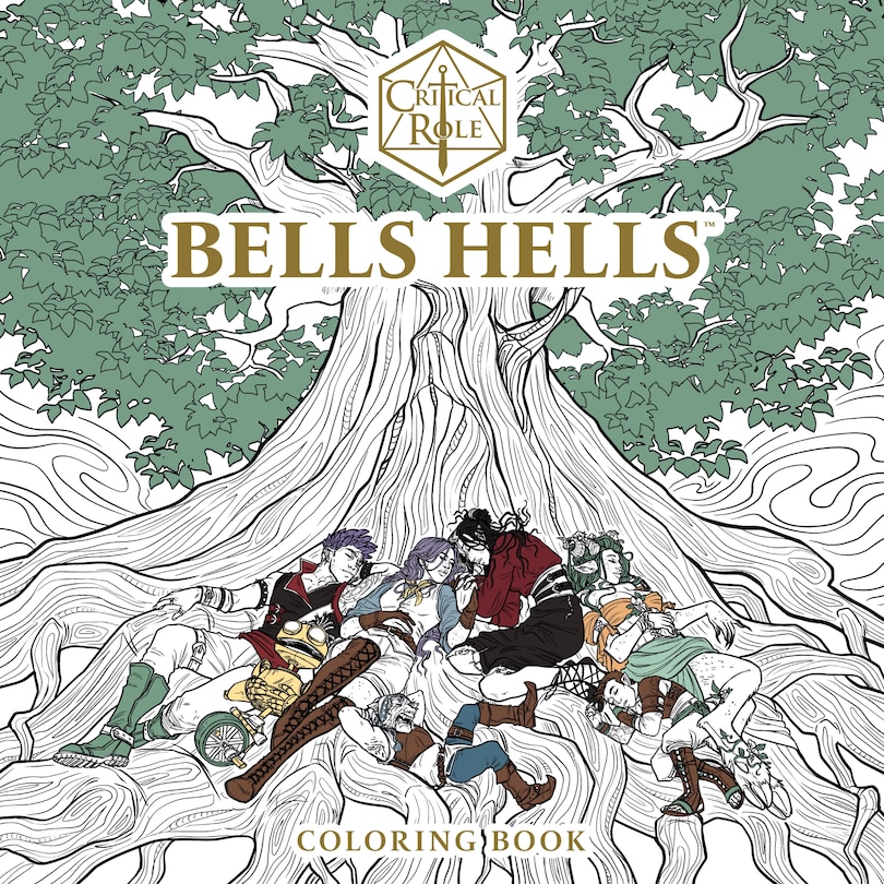 Front cover_Critical Role: Bells Hells Coloring Book