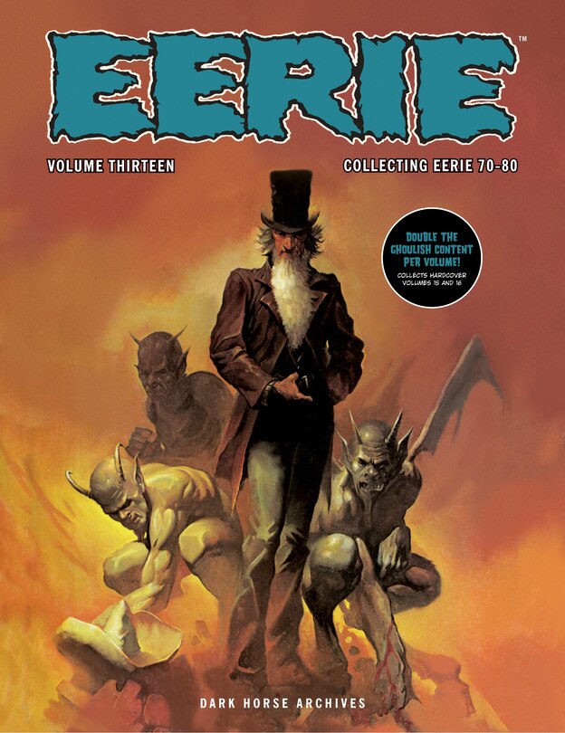 Front cover_Eerie Archives Volume 13 (Double-Sized Volume)