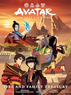 Front cover_Avatar: The Last Airbender--Fire and Family Treasury Library Edition