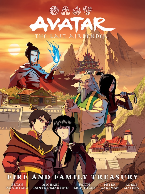 Front cover_Avatar: The Last Airbender--Fire and Family Treasury Library Edition