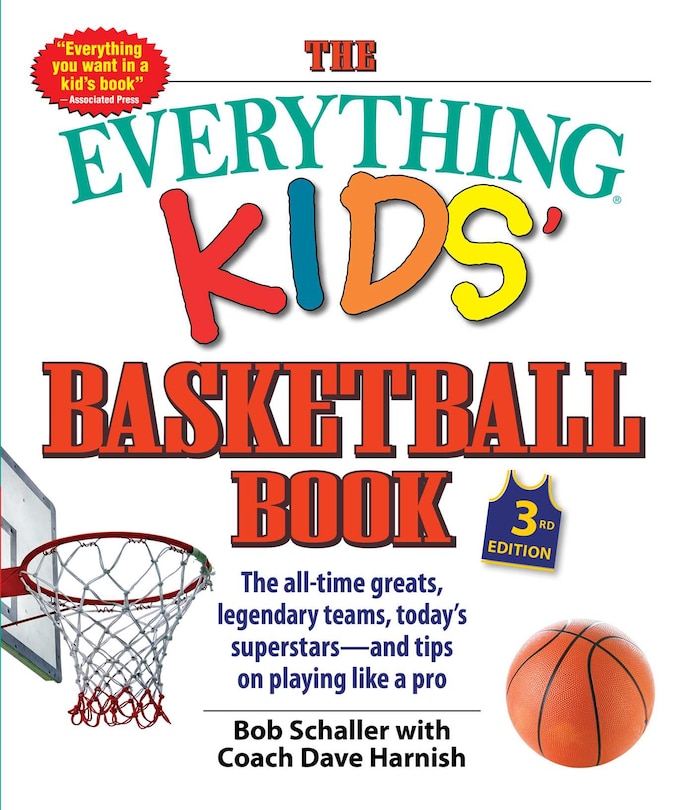 Front cover_The Everything Kids' Basketball Book