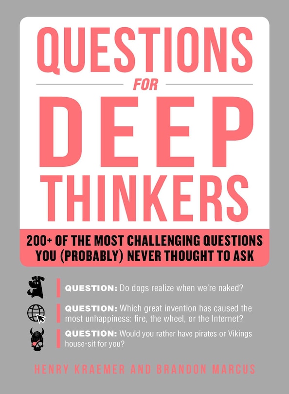 Front cover_Questions for Deep Thinkers