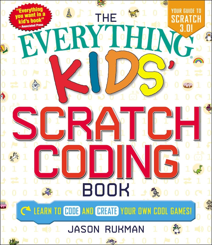 Front cover_The Everything Kids' Scratch Coding Book
