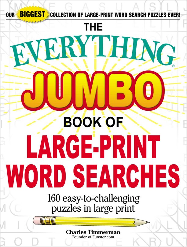 Front cover_The Everything Jumbo Book of Large-Print Word Searches