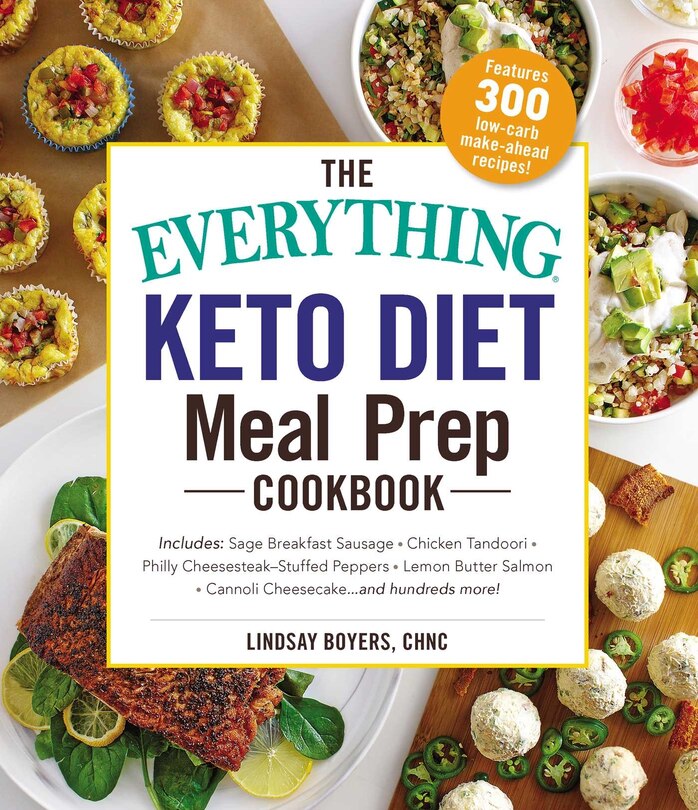 Front cover_The Everything Keto Diet Meal Prep Cookbook