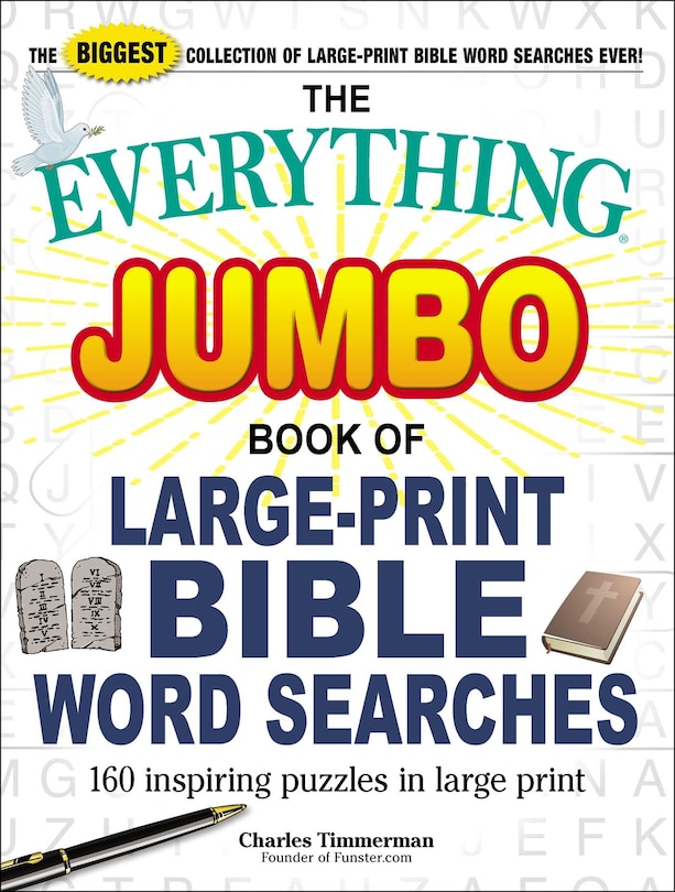 Front cover_The Everything Jumbo Book of Large-Print Bible Word Searches