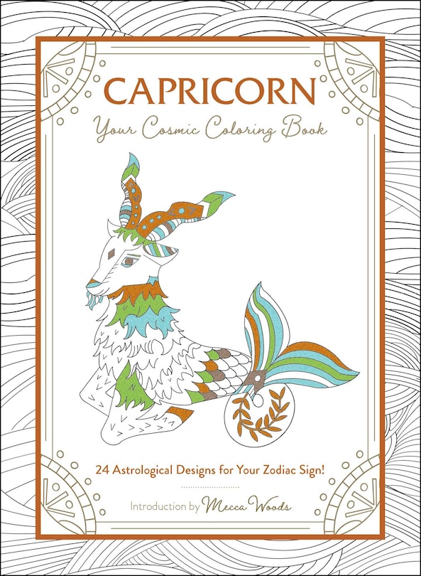 Front cover_Capricorn: Your Cosmic Coloring Book