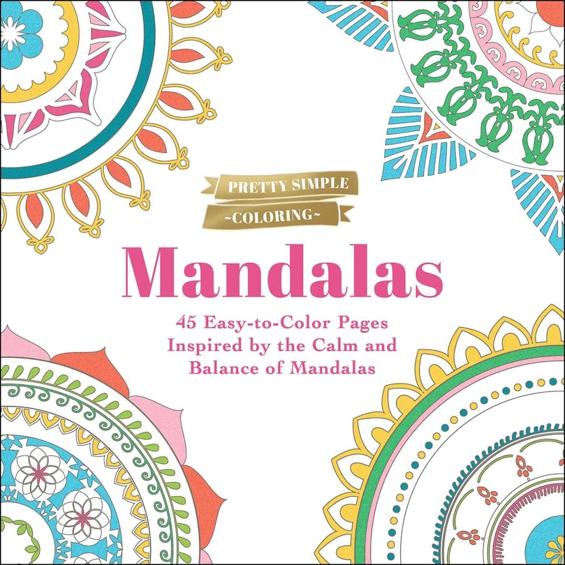 Front cover_Pretty Simple Coloring: Mandalas