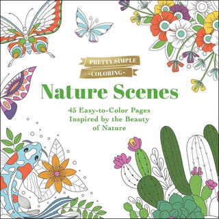 Front cover_Pretty Simple Coloring: Nature Scenes
