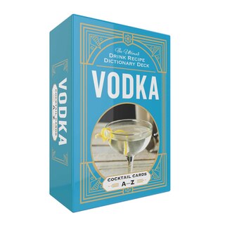 Couverture_Vodka Cocktail Cards A–Z