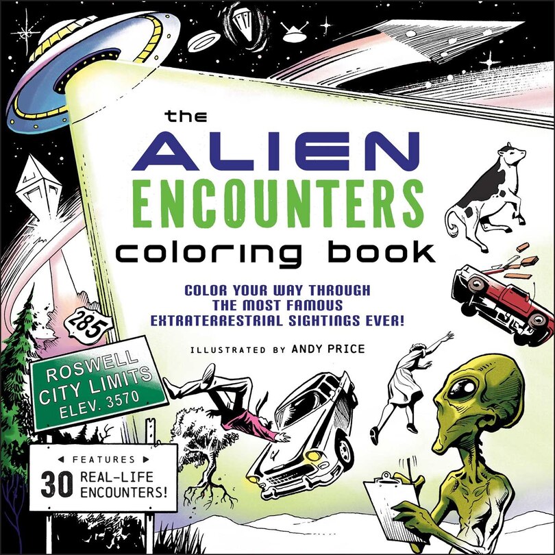 Front cover_The Alien Encounters Coloring Book