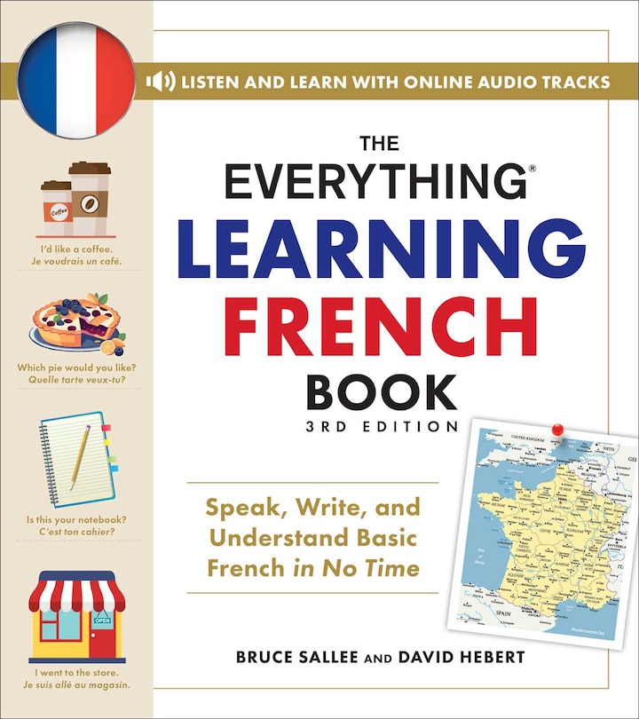 Front cover_The Everything Learning French Book, 3rd Edition