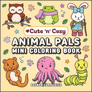Front cover_Animal Pals Mini Coloring Book