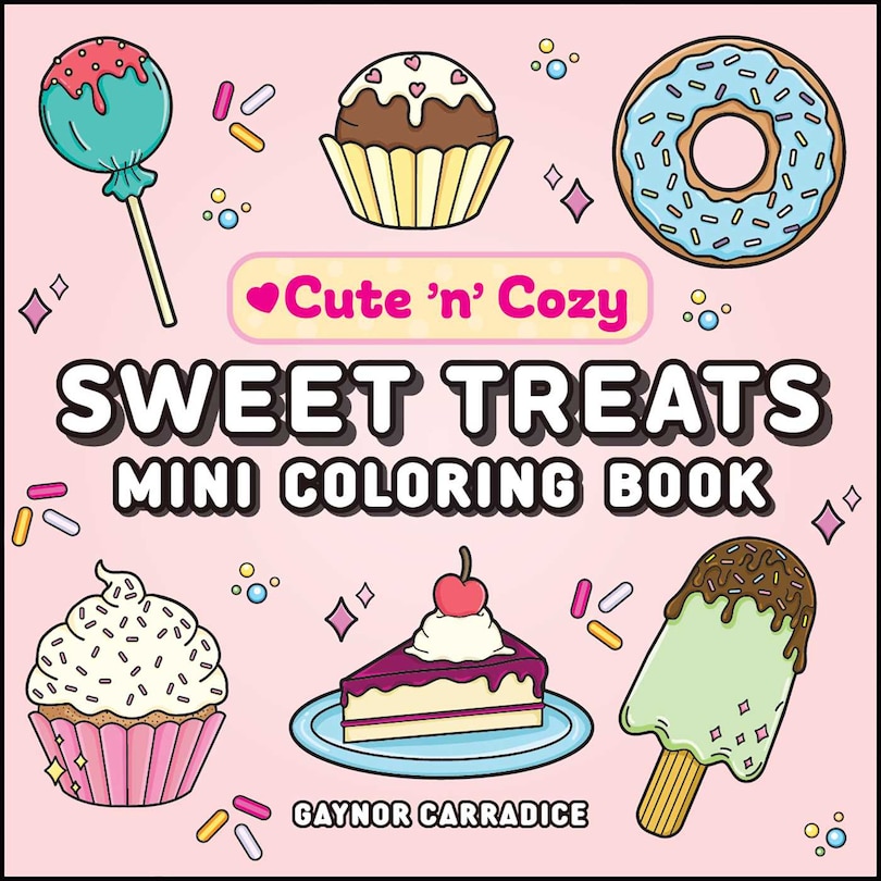 Couverture_Sweet Treats Mini Coloring Book