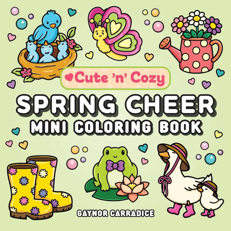 Front cover_Spring Cheer Mini Coloring Book
