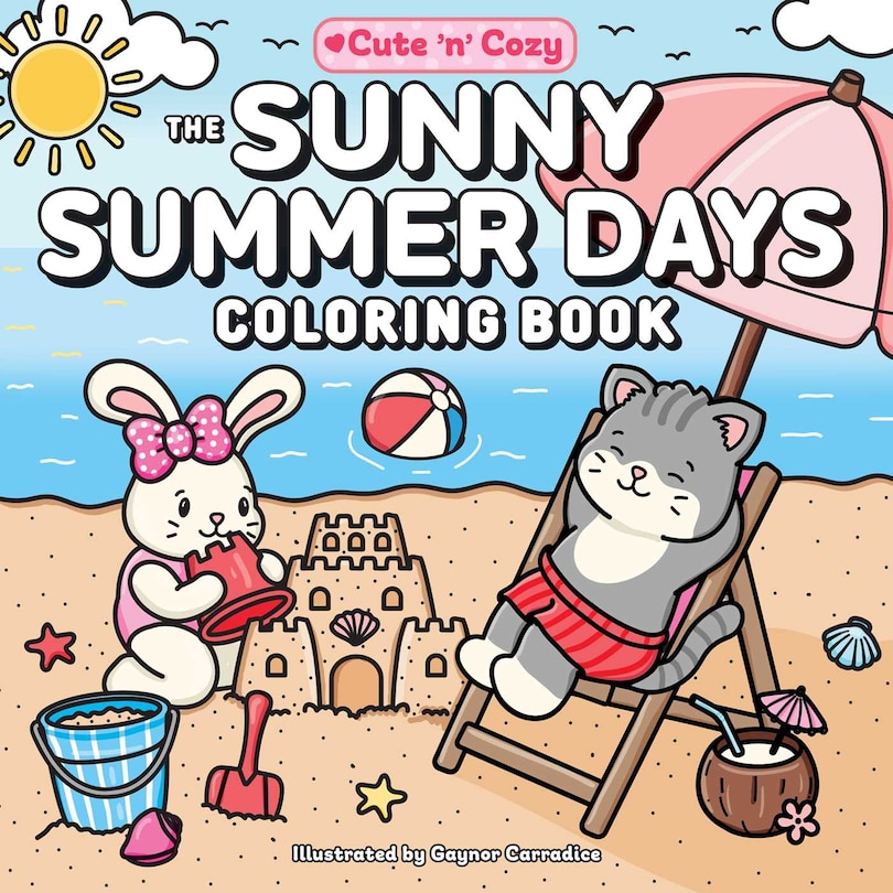 Couverture_The Sunny Summer Days Coloring Book