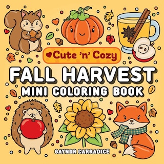 Couverture_Fall Harvest Mini Coloring Book