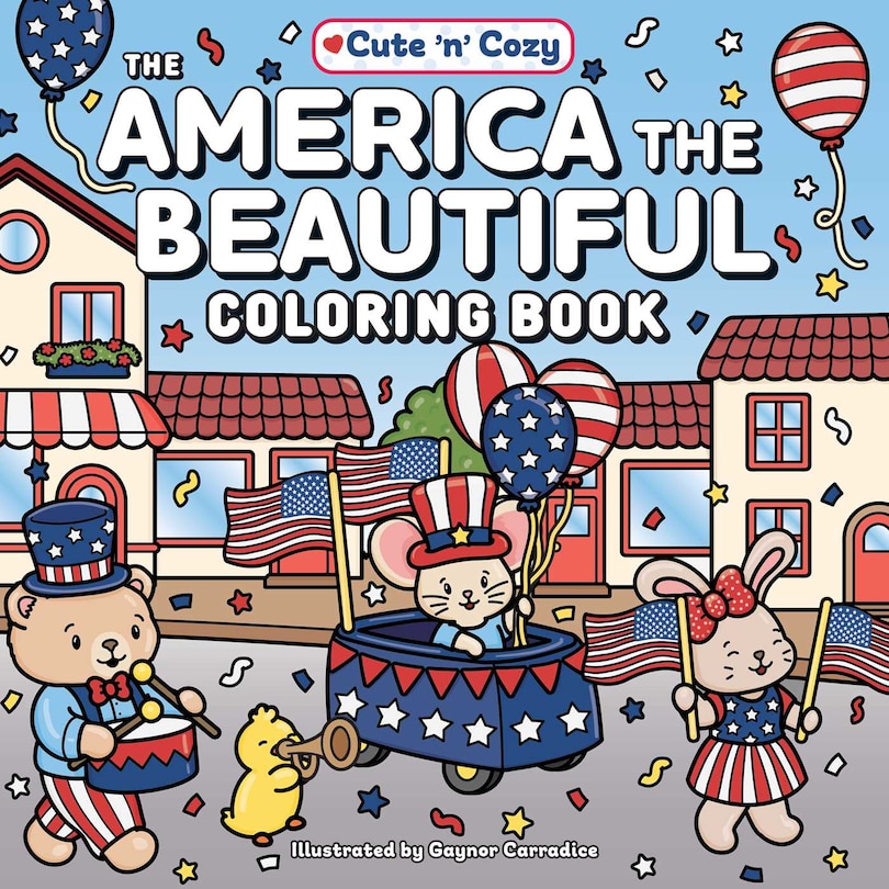Front cover_The America the Beautiful Coloring Book