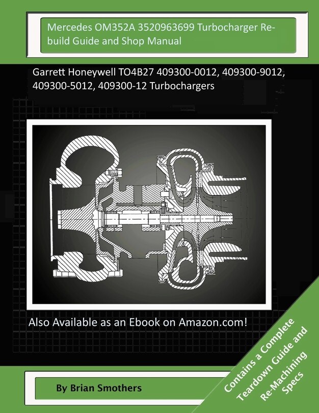 Front cover_Mercedes OM352A 3520963699 Turbocharger Rebuild Guide and Shop Manual