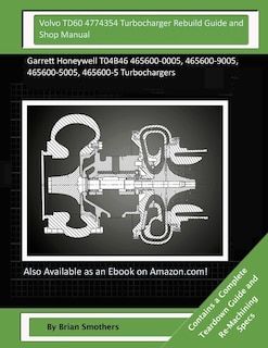 Front cover_Volvo TD60 4774354 Turbocharger Rebuild Guide and Shop Manual