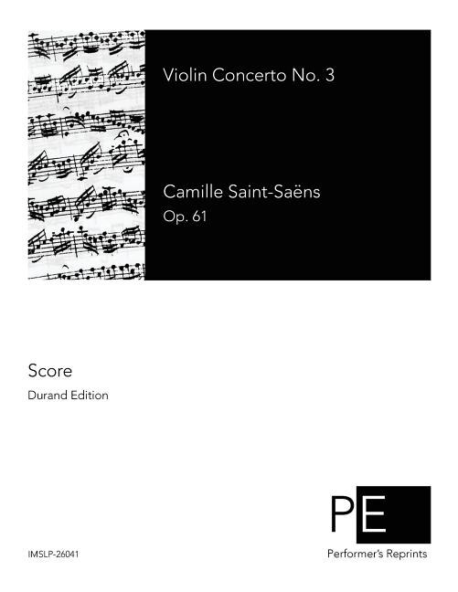 Front cover_Violin Concerto No. 3
