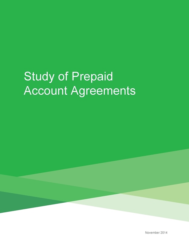 Front cover_Study of Prepaid Account Agreements