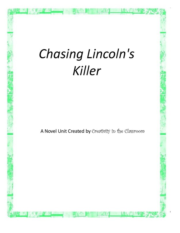 Front cover_Chasing Lincoln's Killer