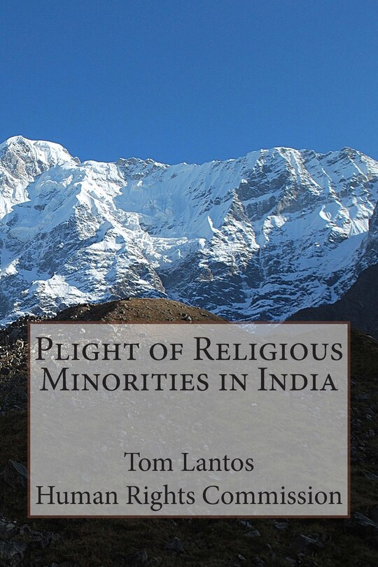 Couverture_Plight of Religious Minorities in India