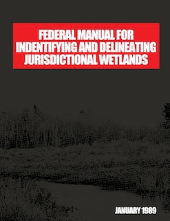 Couverture_Federal Manual for Identifying and Delineating Jurisdiction Wetlands