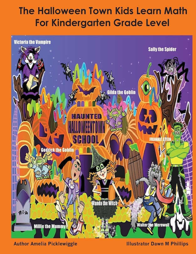 The Halloween Town Kids Learn Math, For Kindergarten Grade Level
