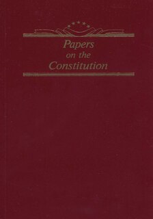 Front cover_Papers on the Constitution