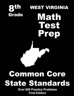 Couverture_West Virginia 8th Grade Math Test Prep