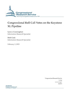 Front cover_Congressional Roll Call Votes on the Keystone XL Pipeline