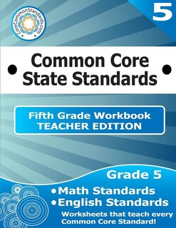Front cover_Fifth Grade Common Core Workbook - Teacher Edition