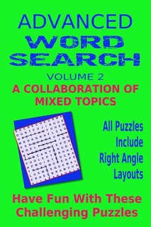 Front cover_Advanced Word Search Adult Series Volume 2
