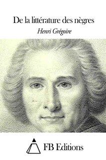 Couverture_De la littérature des nègres