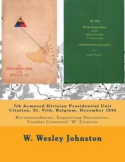 Front cover_7th Armored Division Presidential Unit Citation, St. Vith, Belgium, December 1944