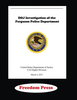Front cover_DOJ Investigation of the Ferguson Police Department