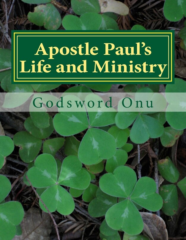 Front cover_Apostle Paul's Life and Ministry