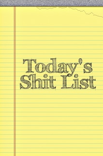 Front cover_Today's Shit List