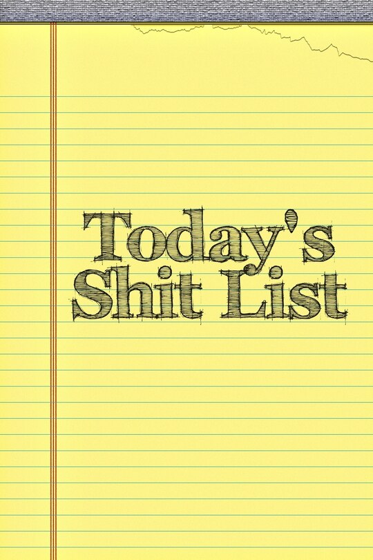 Front cover_Today's Shit List