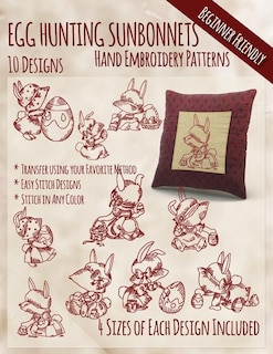Couverture_Egg Hunting Sunbonnets Hand Embroidery Patterns