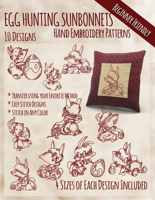 Couverture_Egg Hunting Sunbonnets Hand Embroidery Patterns