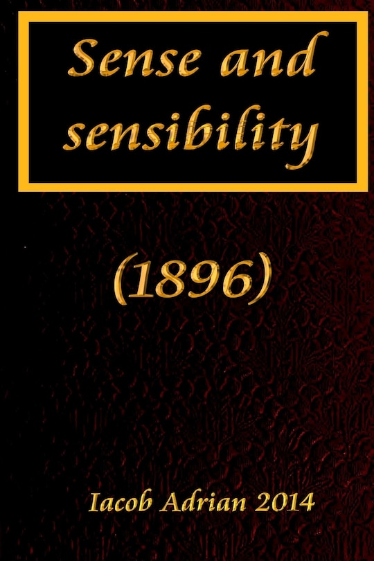 Front cover_Sense and sensibility (1896)