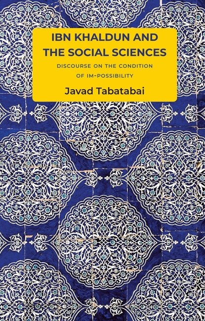 Couverture_Ibn Khaldun and the Social Sciences