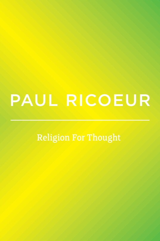 Front cover_Religion For Thought