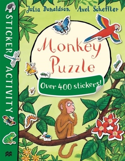 Front cover_Monkey Puzzle Sticker Activity Book