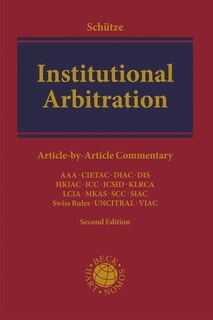 Couverture_Institutional Arbitration