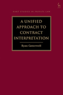Couverture_A Unified Approach To Contract Interpretation