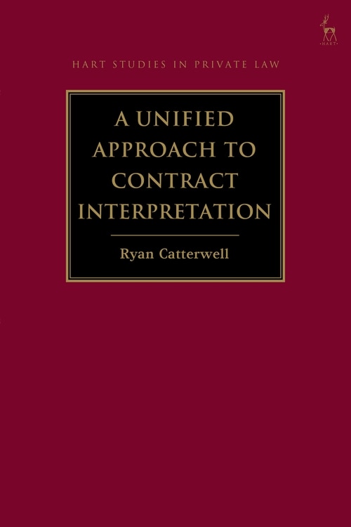 Couverture_A Unified Approach To Contract Interpretation